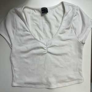 PacSun White V-Neck Top